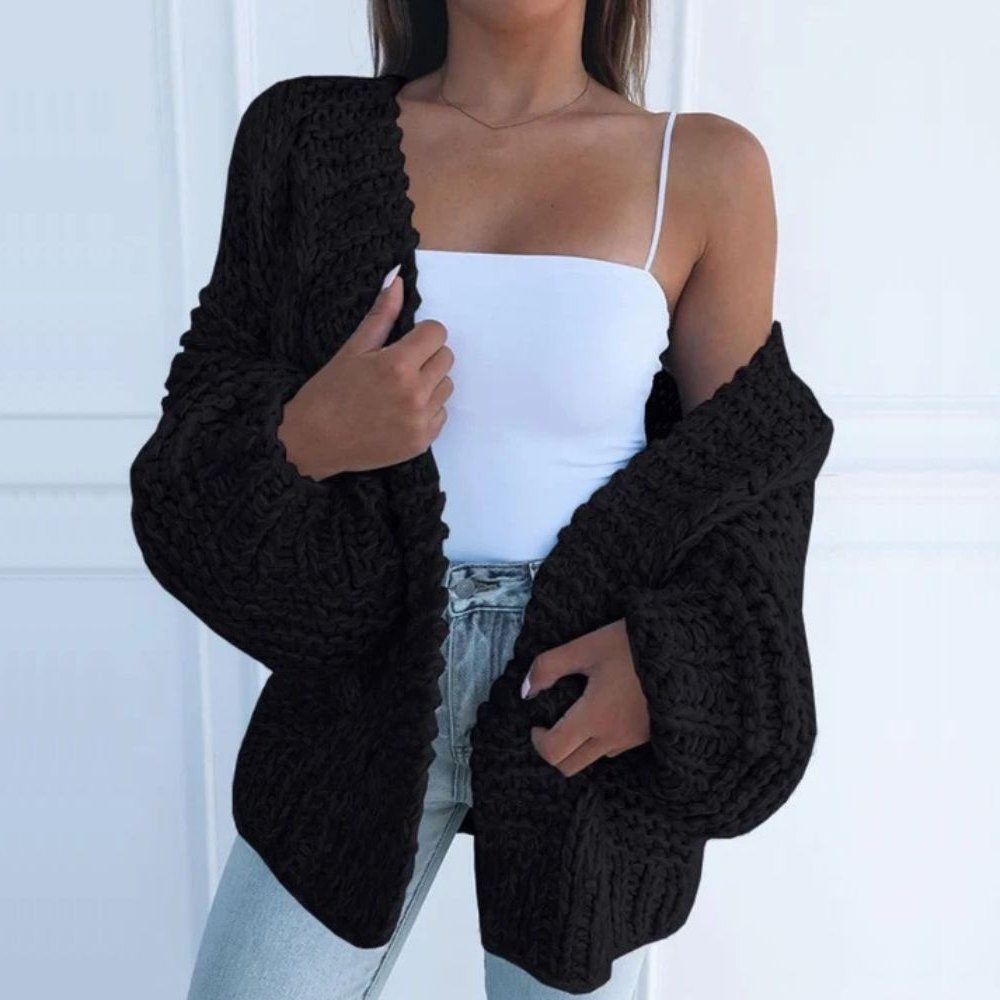 Cecily | Chunky strikket cardigan