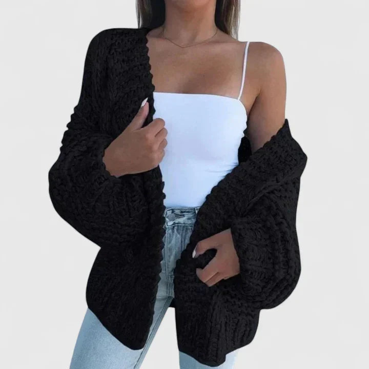 Cecily | Chunky strikket cardigan