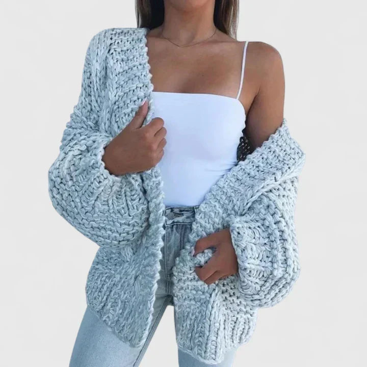 Cecily | Chunky strikket cardigan