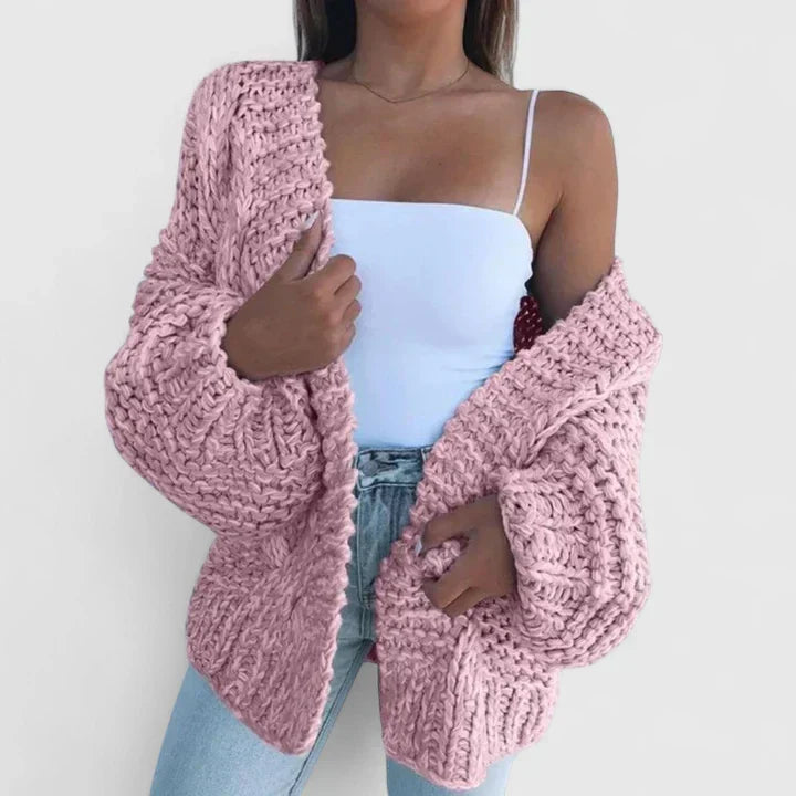 Cecily | Chunky strikket cardigan