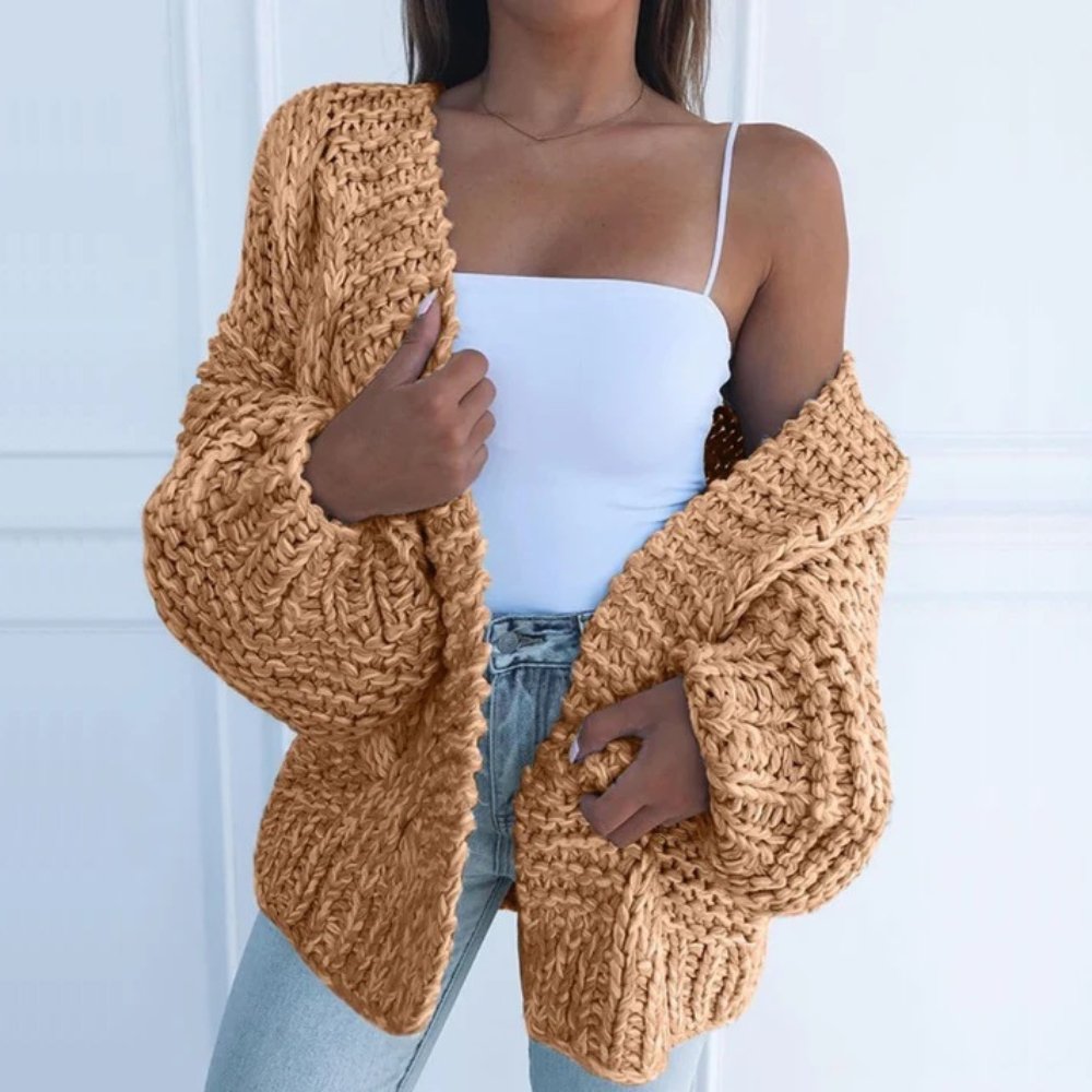Cecily | Chunky strikket cardigan