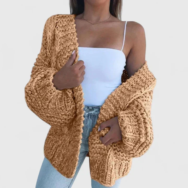 Cecily | Chunky strikket cardigan