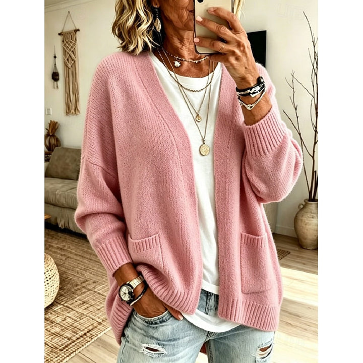 Iris | Casual Cardigan med Åpen Front