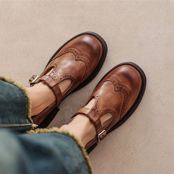 Valerie | Premium elegante loafers med stropp