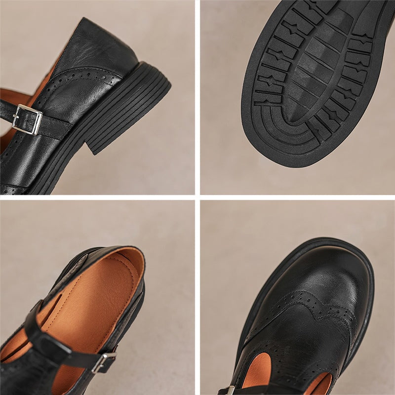 Valerie | Premium elegante loafers med stropp