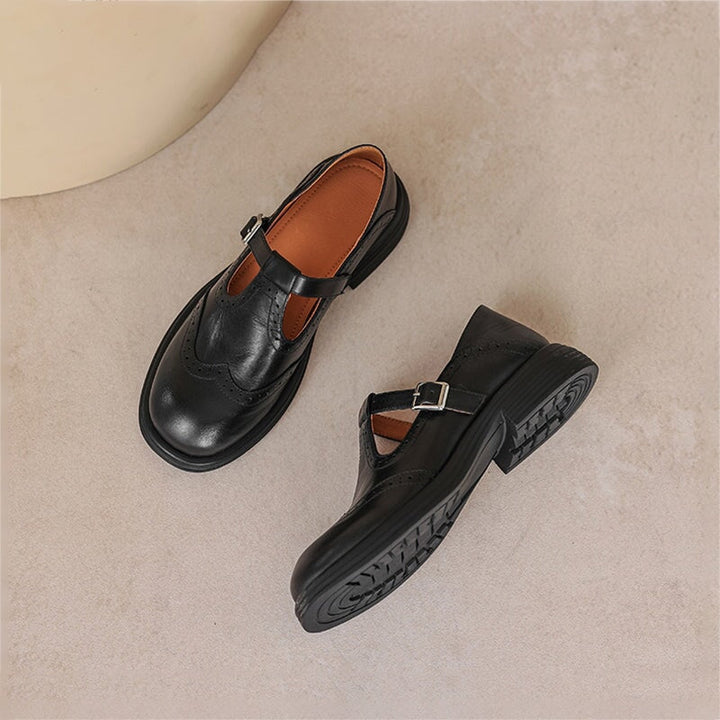 Valerie | Premium elegante loafers med stropp
