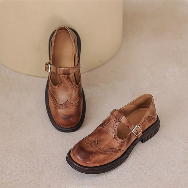 Valerie | Premium elegante loafers med stropp