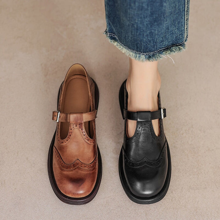 Valerie | Premium elegante loafers med stropp