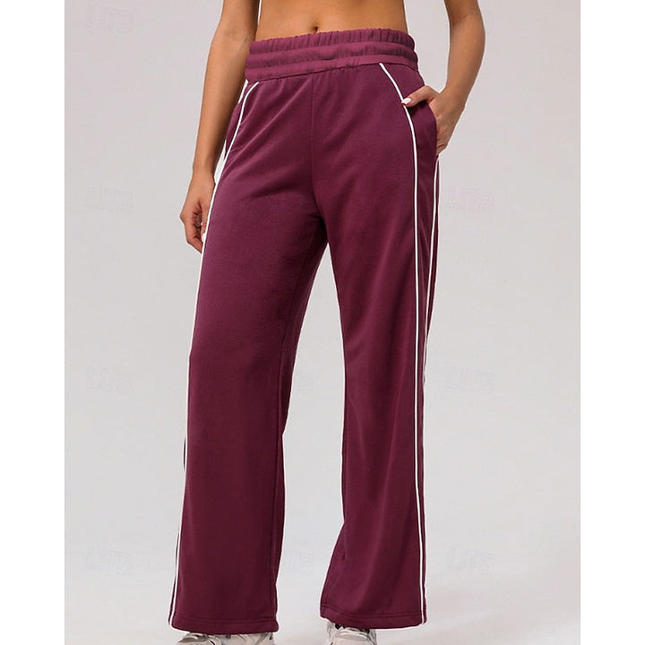 Maisie | Avslappede joggebukser med sidestripe