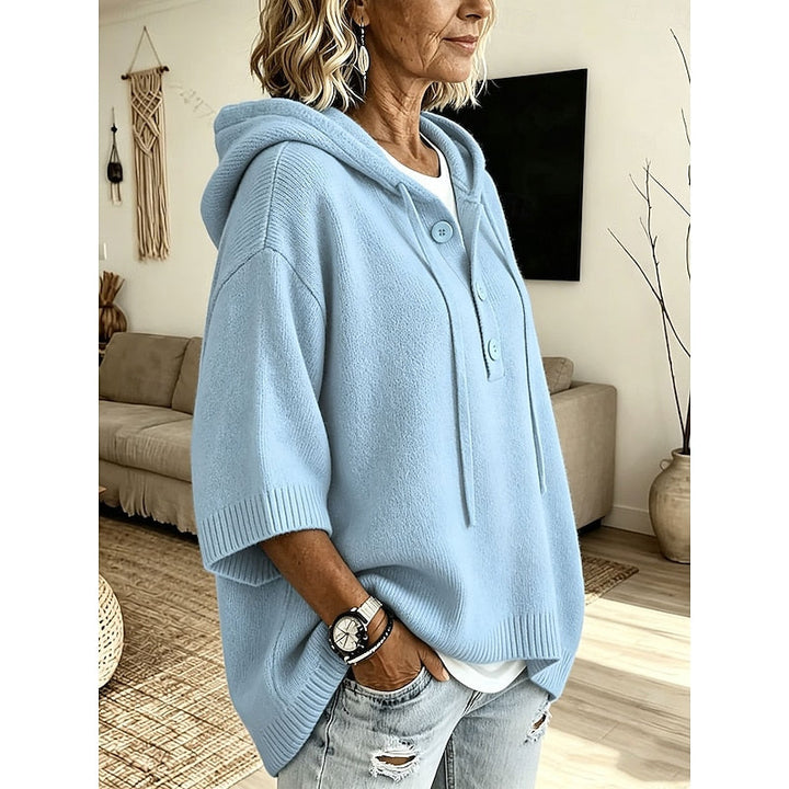 Brooklyn | Casual hettegenser strikket genser