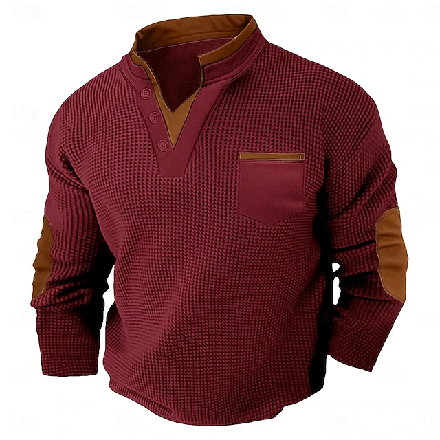 Harvey | Strukturert Henley-skjorte