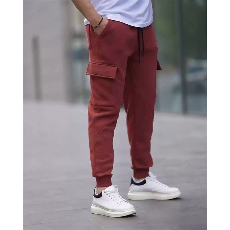 Neil | Avslappede Cargo Joggebukser