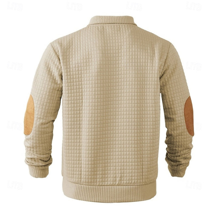Garrett | Strukturert pullover med ståkrage