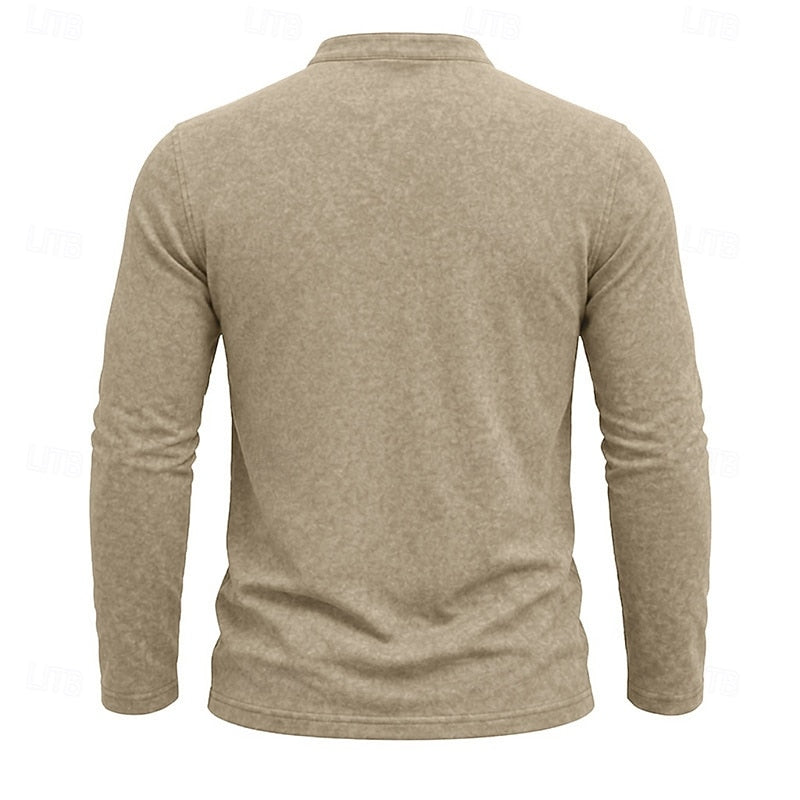 Weston | Klassisk Henley Langermet Skjorte