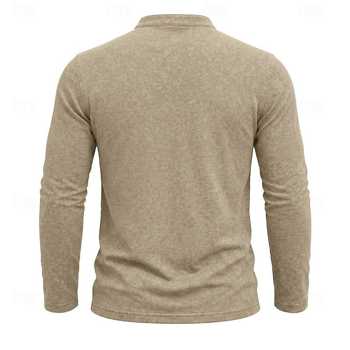 Weston | Klassisk Henley Langermet Skjorte