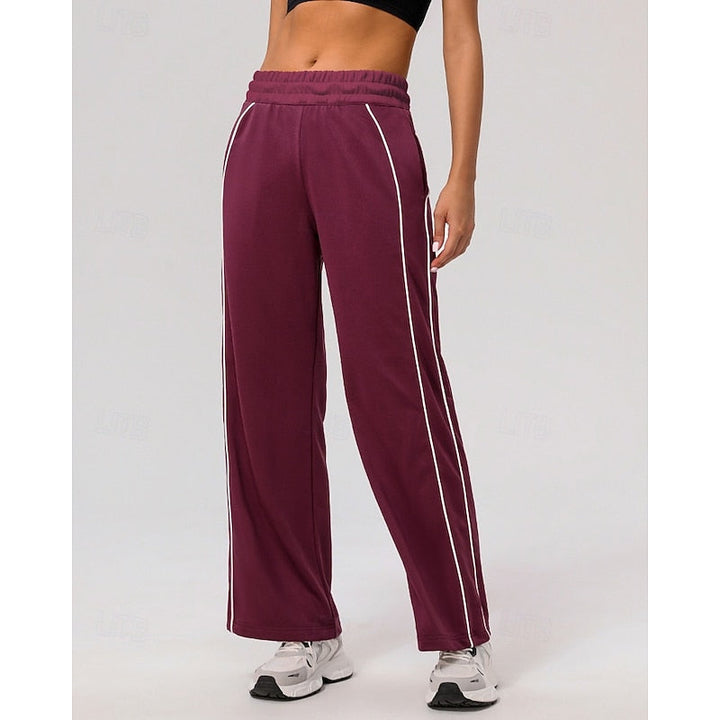 Maisie | Avslappede joggebukser med sidestripe