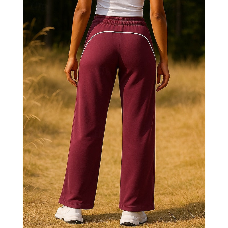 Maisie | Avslappede joggebukser med sidestripe