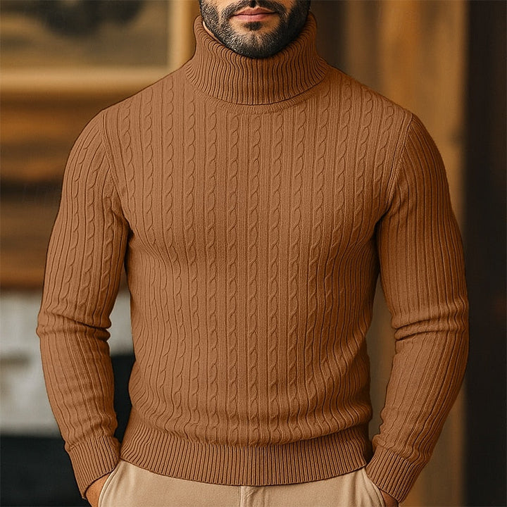 Rupert | Kabelstrikket Turtleneck-genser