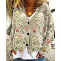 Hazel | Blomstret Åpen Cardigan