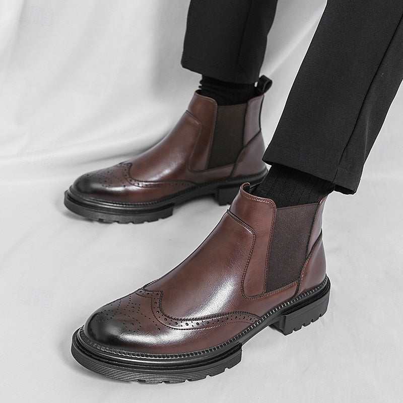 Alistair | Wingtip Chelsea-støvler
