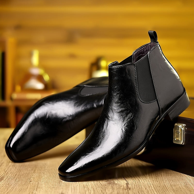 Emory | Polerte Ankel Chelsea Boots