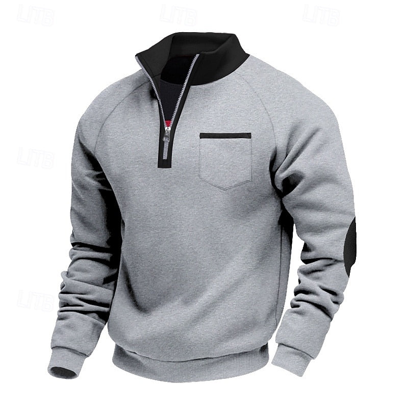 Keith | Quarter-Zip Fargeblokk Genser