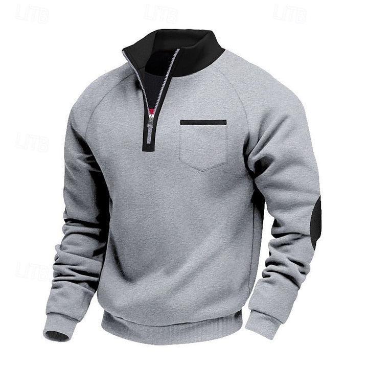 Keith | Quarter-Zip Fargeblokk Genser
