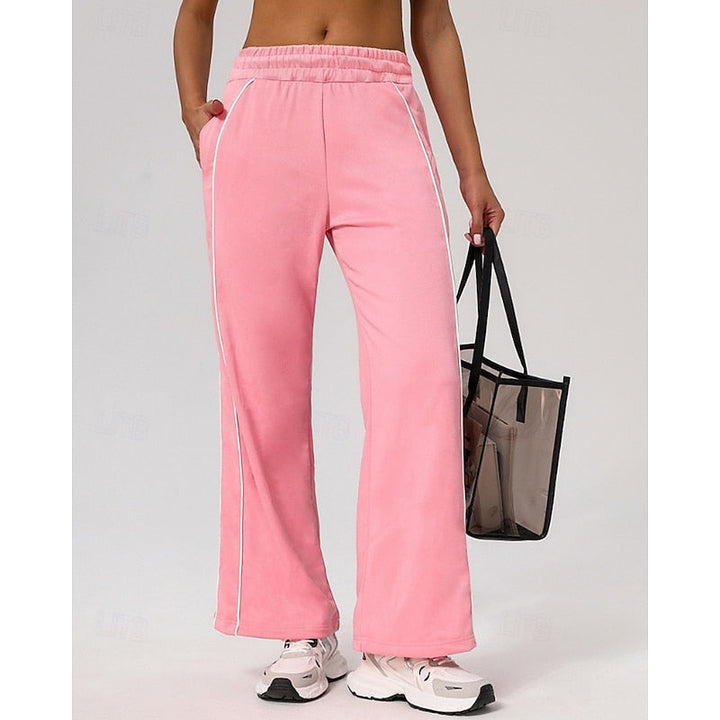 Maisie | Avslappede joggebukser med sidestripe