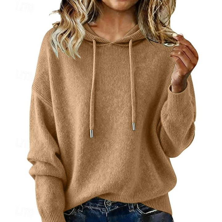 Delphine | Casual strikket hettegenser