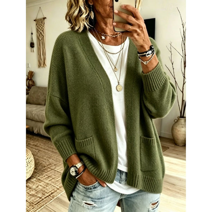 Iris | Casual Cardigan med Åpen Front