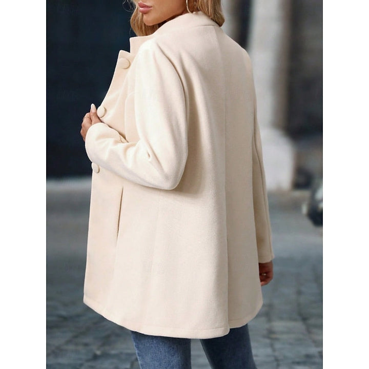 Fiona | Elegant kåpe med ståkrage