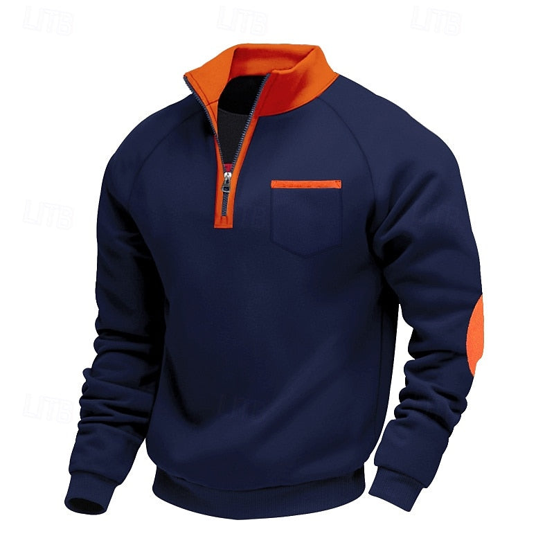Keith | Quarter-Zip Fargeblokk Genser