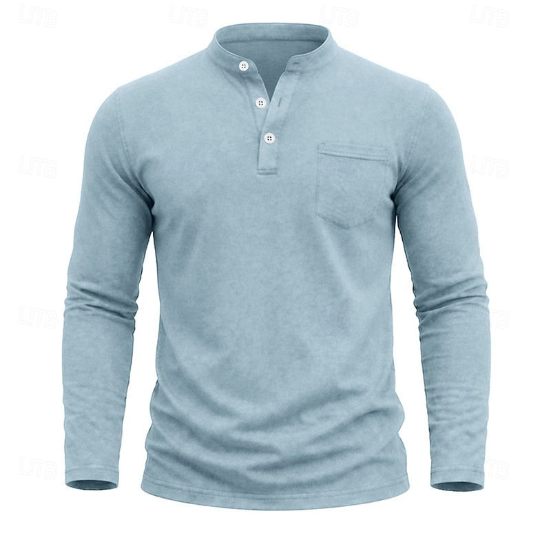 Weston | Klassisk Henley Langermet Skjorte