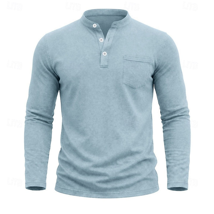 Weston | Klassisk Henley Langermet Skjorte