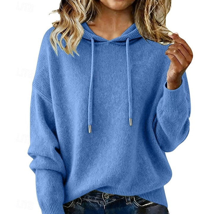Delphine | Casual strikket hettegenser