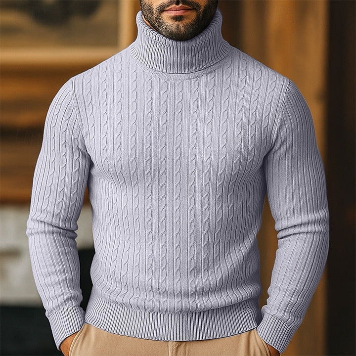 Rupert | Kabelstrikket Turtleneck-genser