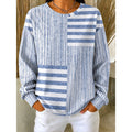 Adelaide | Stripete Colorblock Crewneck Genser
