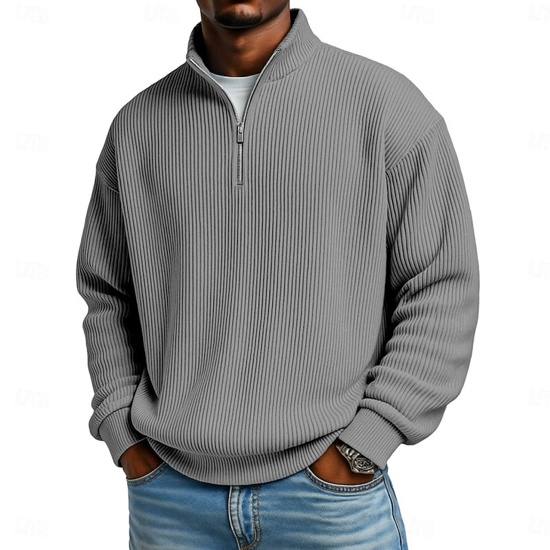 Harlan | Ribbet Quarter-Zip Genser