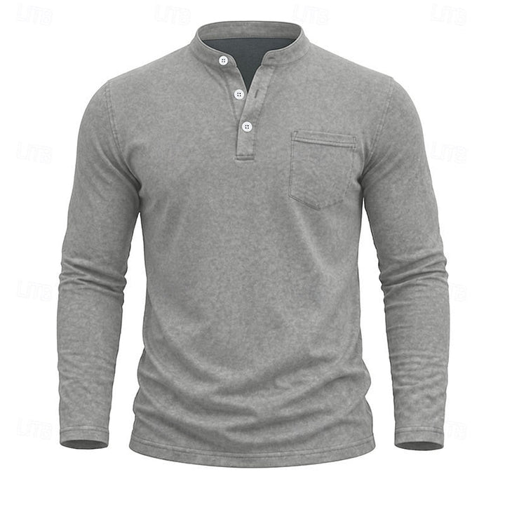 Weston | Klassisk Henley Langermet Skjorte