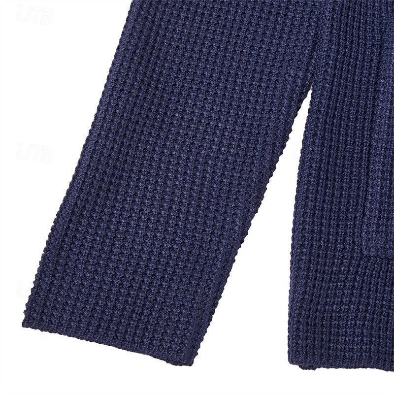Archer | Strukturert Cardigan med Ståkrage