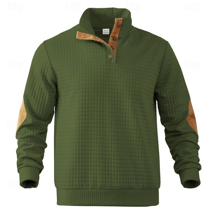 Garrett | Strukturert pullover med ståkrage
