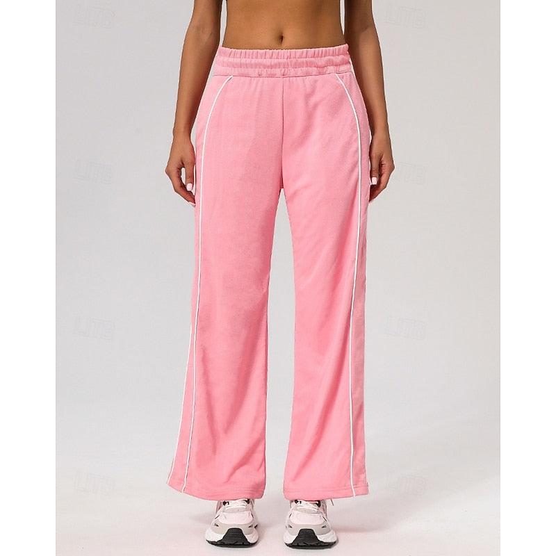 Maisie | Avslappede joggebukser med sidestripe