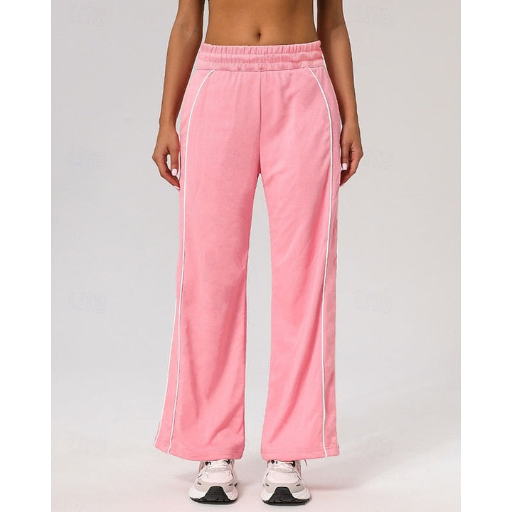 Maisie | Avslappede joggebukser med sidestripe