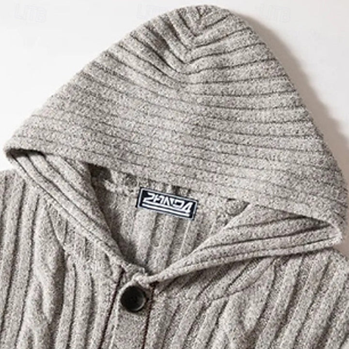 Graham | Kabelstrikket Hettejakke Cardigan
