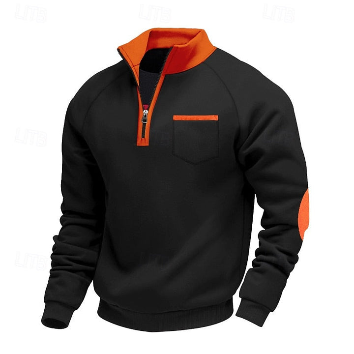 Keith | Quarter-Zip Fargeblokk Genser