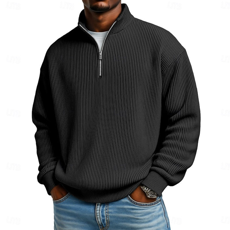 Harlan | Ribbet Quarter-Zip Genser