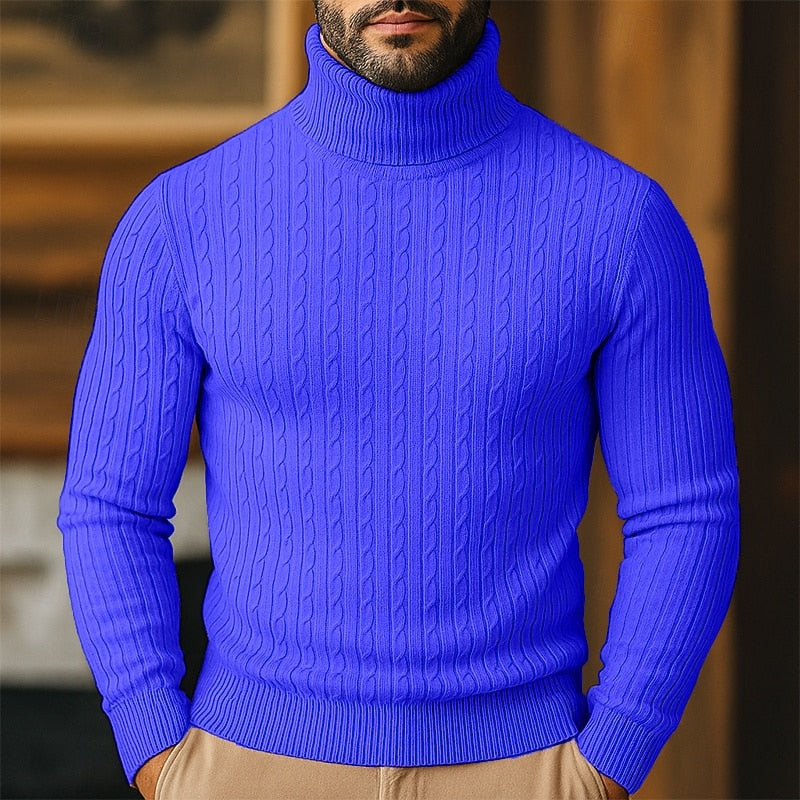 Rupert | Kabelstrikket Turtleneck-genser