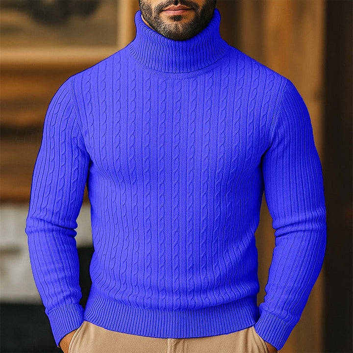 Rupert | Kabelstrikket Turtleneck-genser