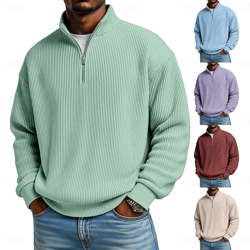 Harlan | Ribbet Quarter-Zip Genser