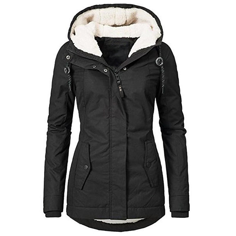 Rowena | Koselig hettejakke vinterparkas